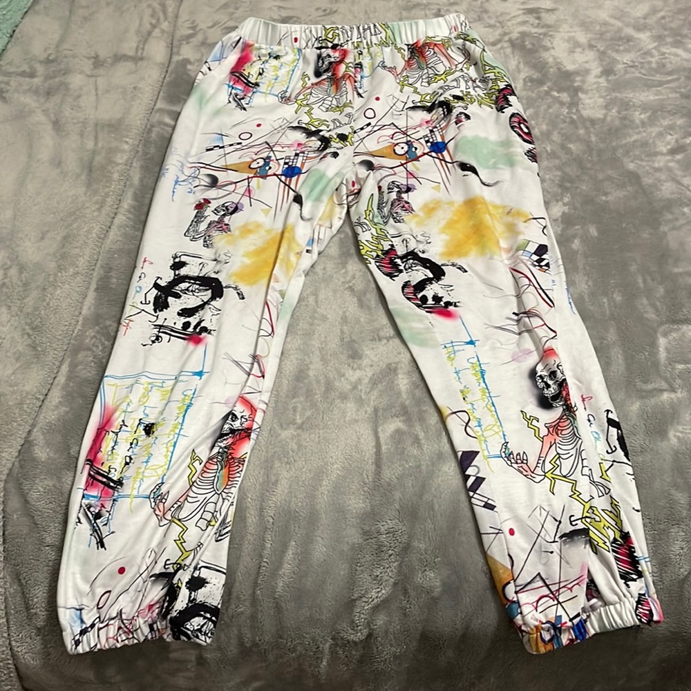 Abstract SHEIN jogger sweatpants